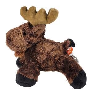 Wild Republic Plush Moose Toy, 7 Inch Stuffed Animal Brown Tan Very Soft